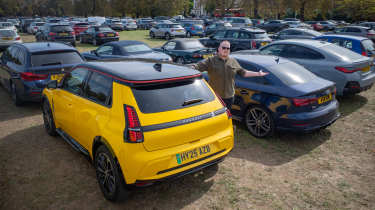 Long-term test Renault 5 E-Tech - yellow in sea of grey